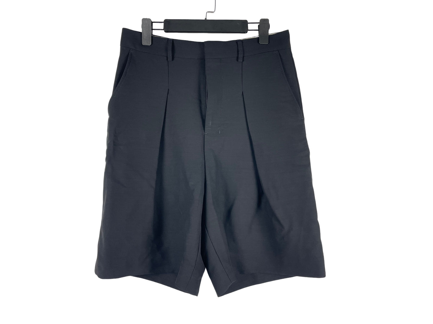 Ami Paris Pleated Bermuda Shorts