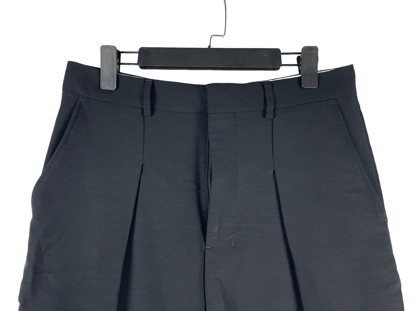 Ami Paris Pleated Bermuda Shorts