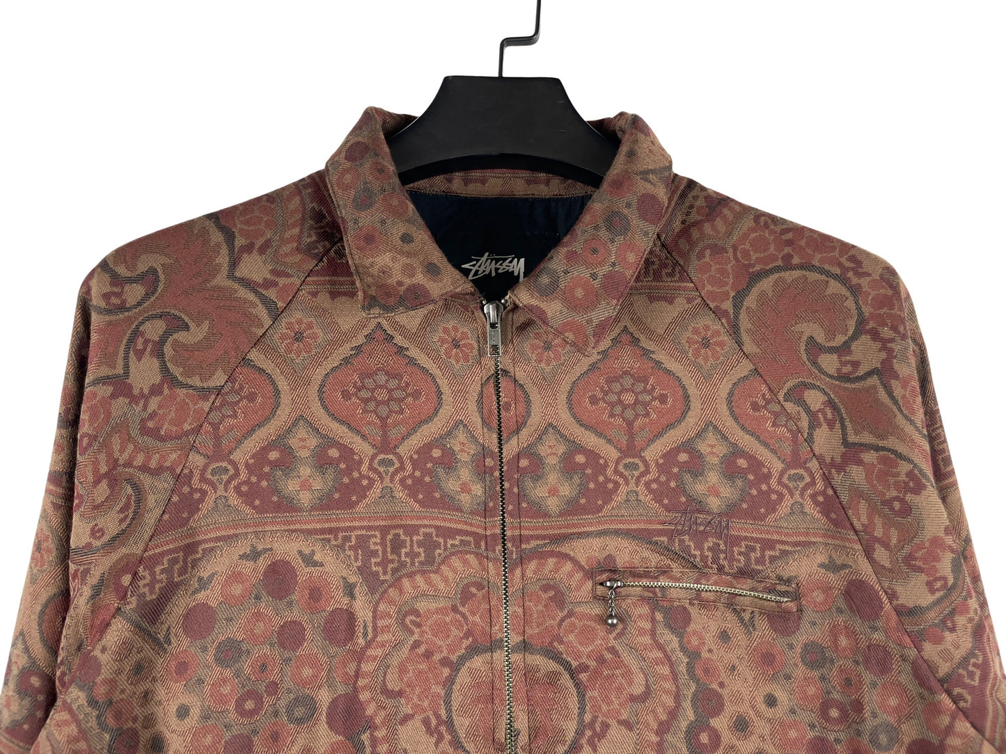 Stussy Bryan Paisley Print Shirt Jacket