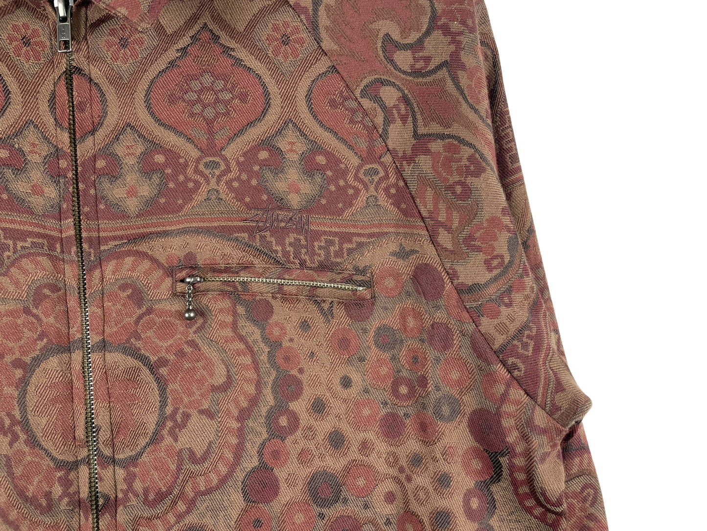 Stussy Bryan Paisley Print Shirt Jacket
