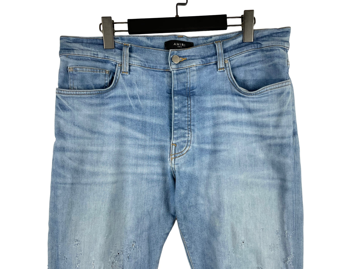 Amiri Shotgun Ripped Skinny Jeans