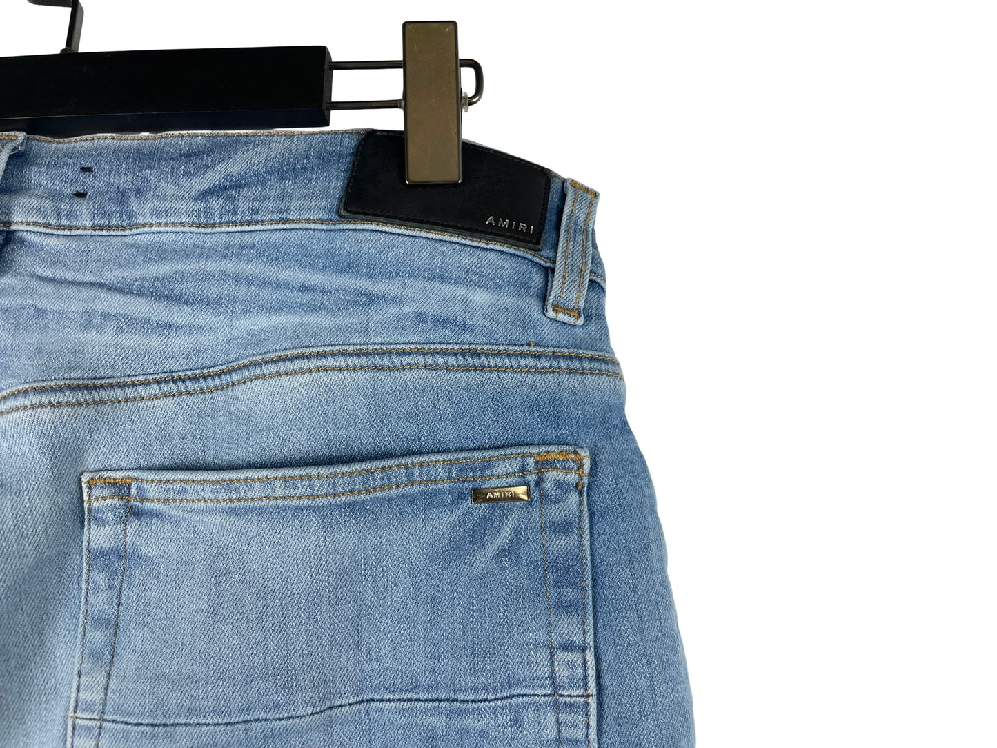 Amiri Shotgun Ripped Skinny Jeans