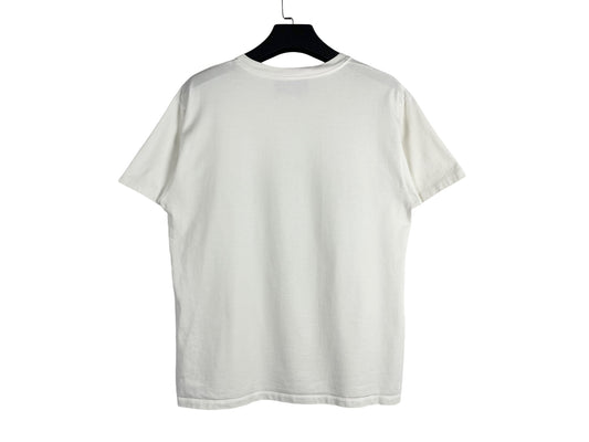Gucci White Original Logo Print Cotton Oversize T-Shirt