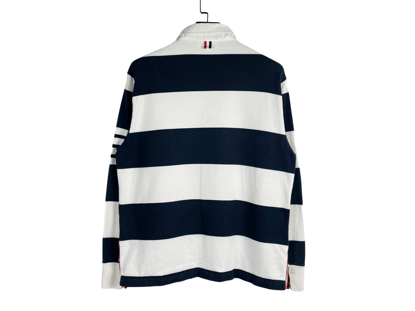 Thom Browne Oversized 4 Bar Rugby Shirt