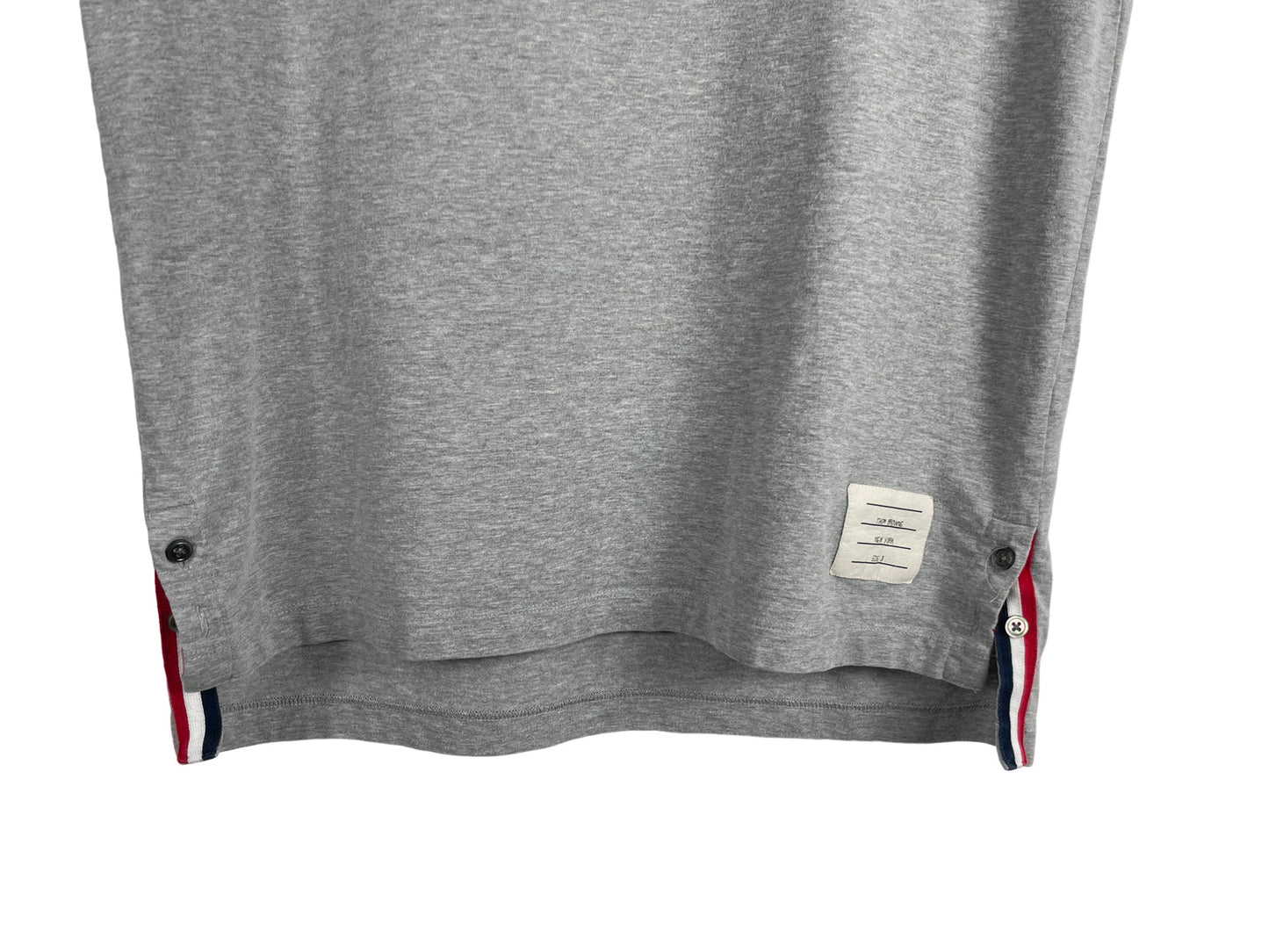 Thom Browne Contrast Trim Ringer Short Sleeve T-Shirt