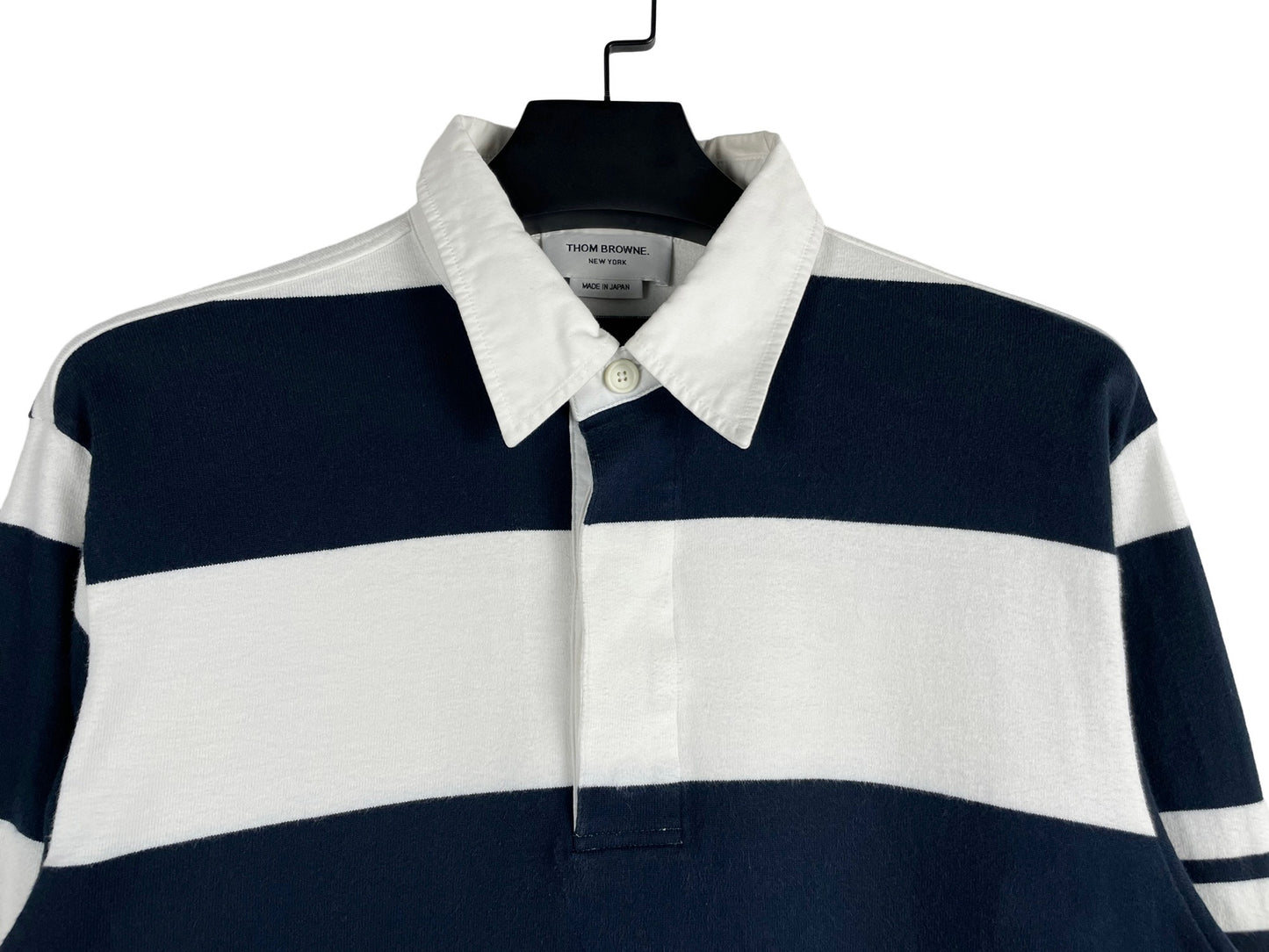 Thom Browne Oversized 4 Bar Rugby Shirt