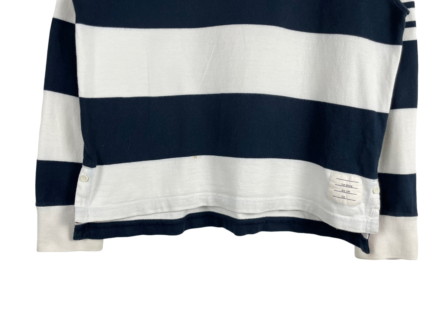 Thom Browne Oversized 4 Bar Rugby Shirt