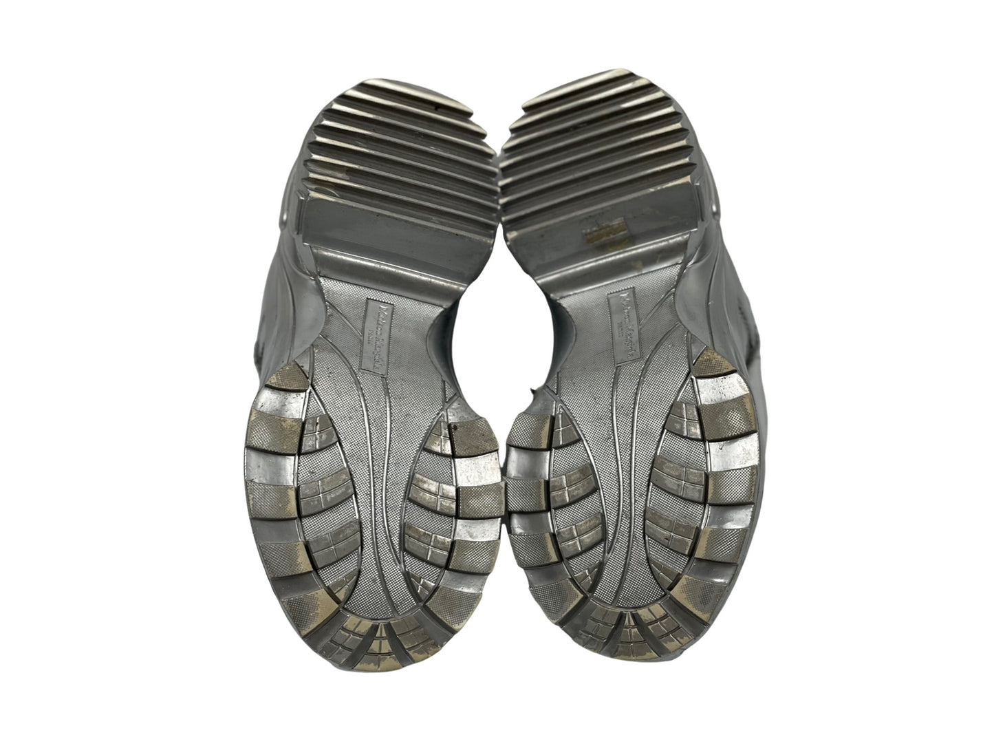 Maison Margiela Retro Fit Silver Sneakers