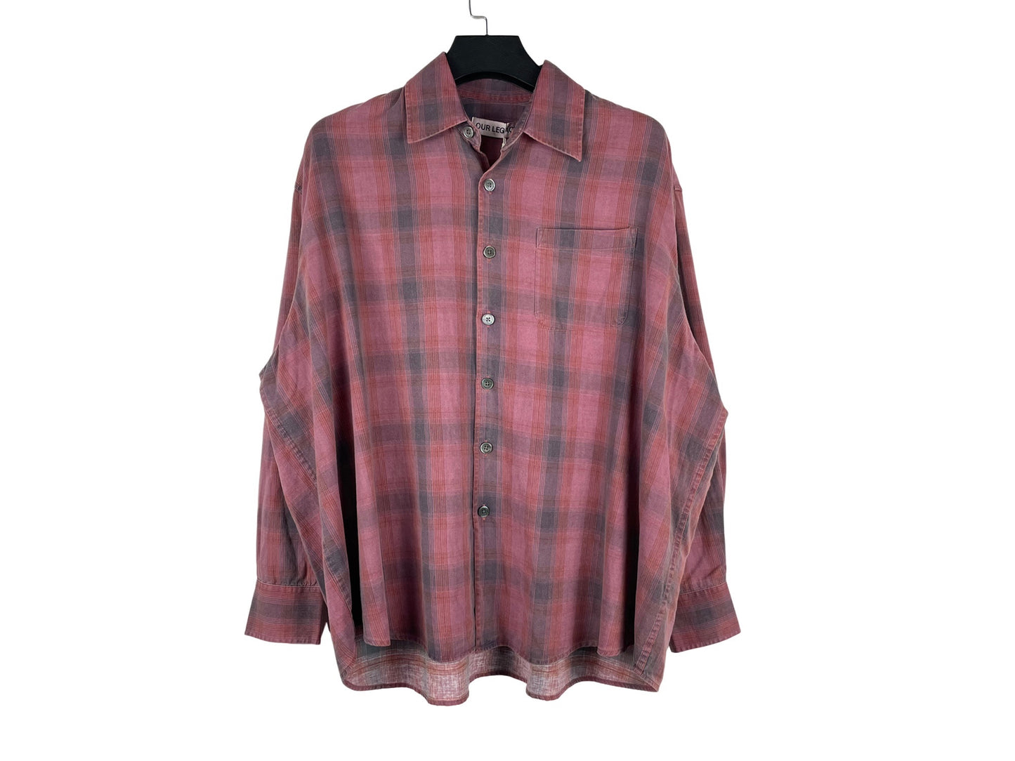 Our Legacy Borrowed Shirt Red Check