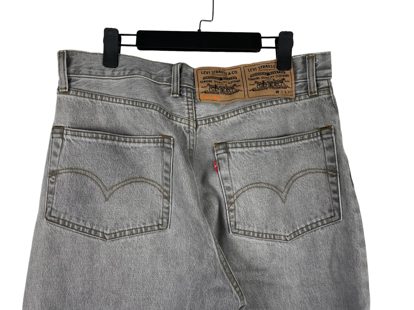 BEAMS x Levi's Washed Gray Jeans