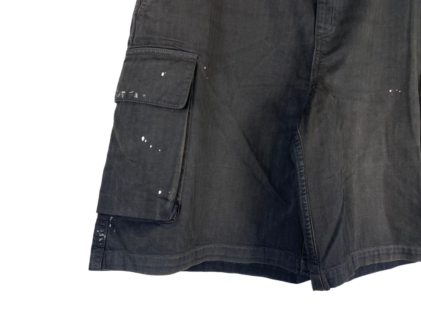 Our Legacy Paint-Splatter Cargo Shorts