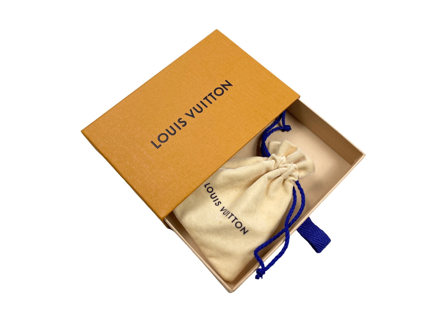 Louis Vuitton Damier White Logo Pendant Necklace
