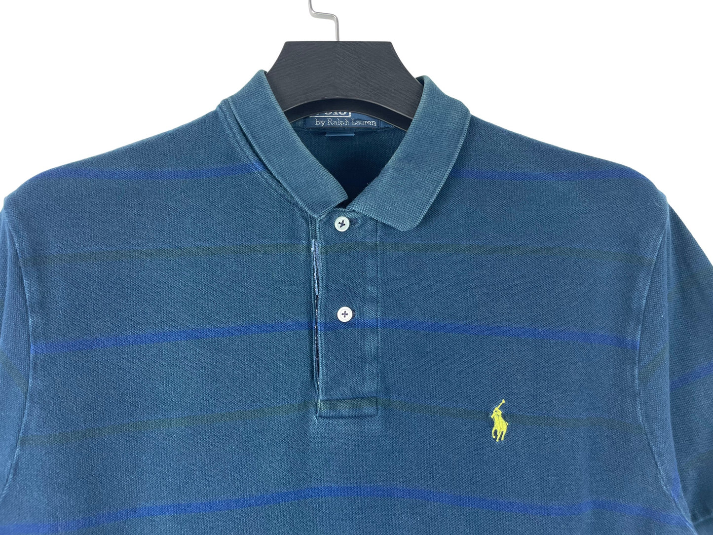 Polo Ralph Lauren Vintage Indigo Striped Polo Shirt