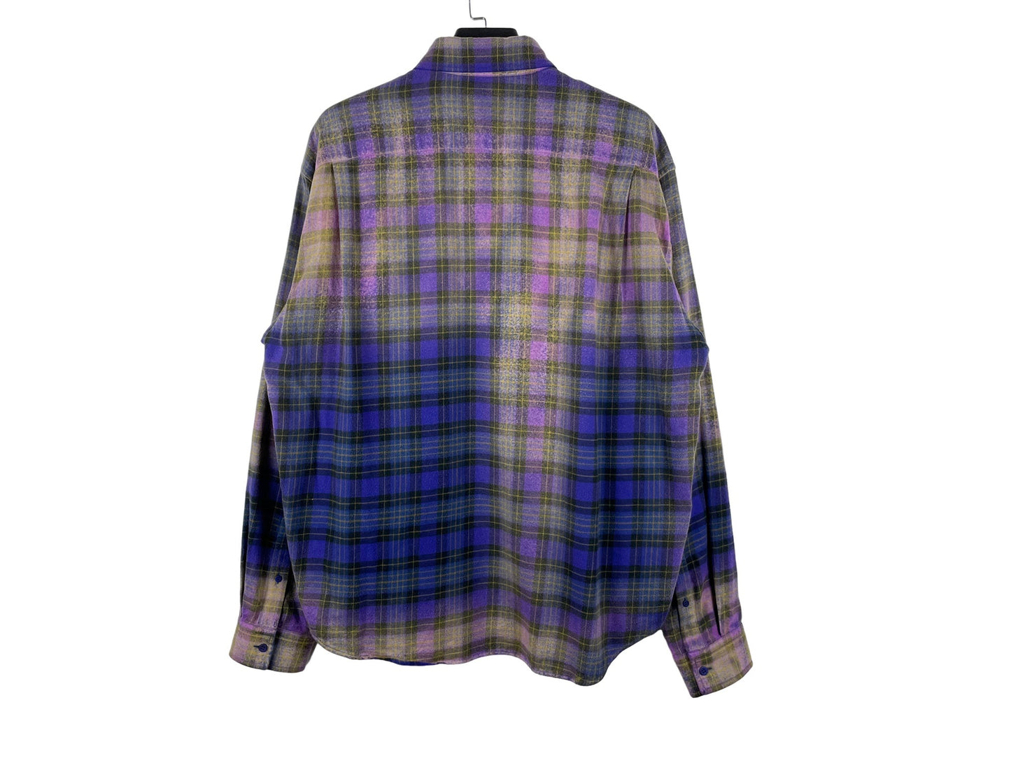 Balenciaga Bleached Flannel Oversized Shirt SS23