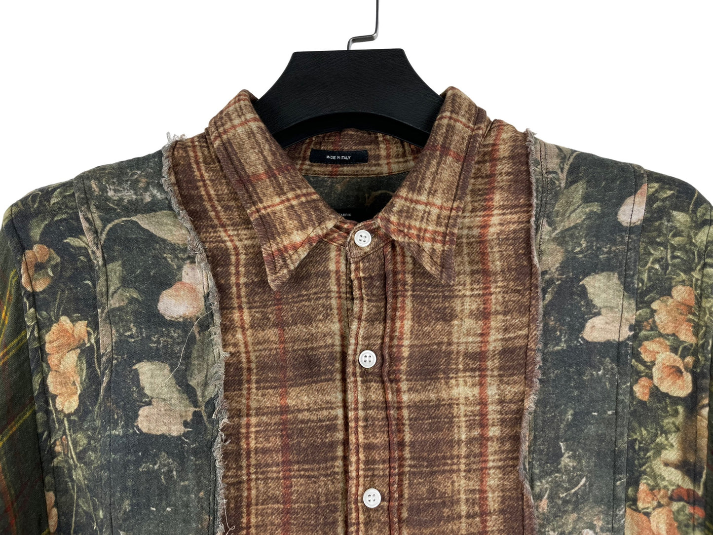 R13 Floral Plaid Shirt