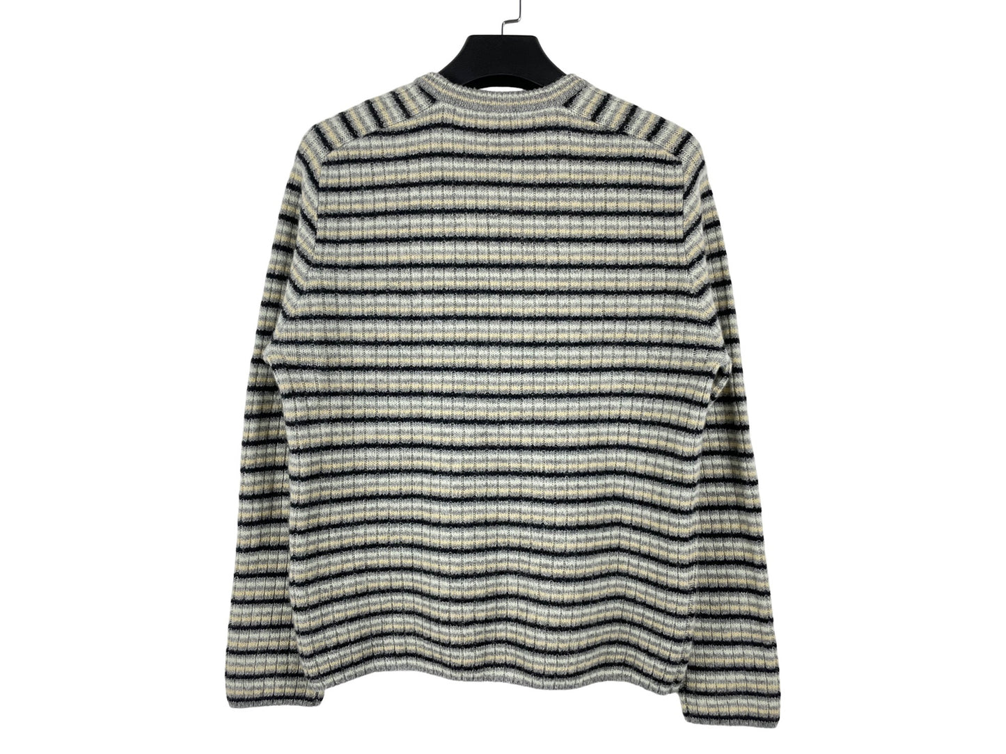 Auralee Striped Shetland Wool And Cashmere-Blend Sweater AW25