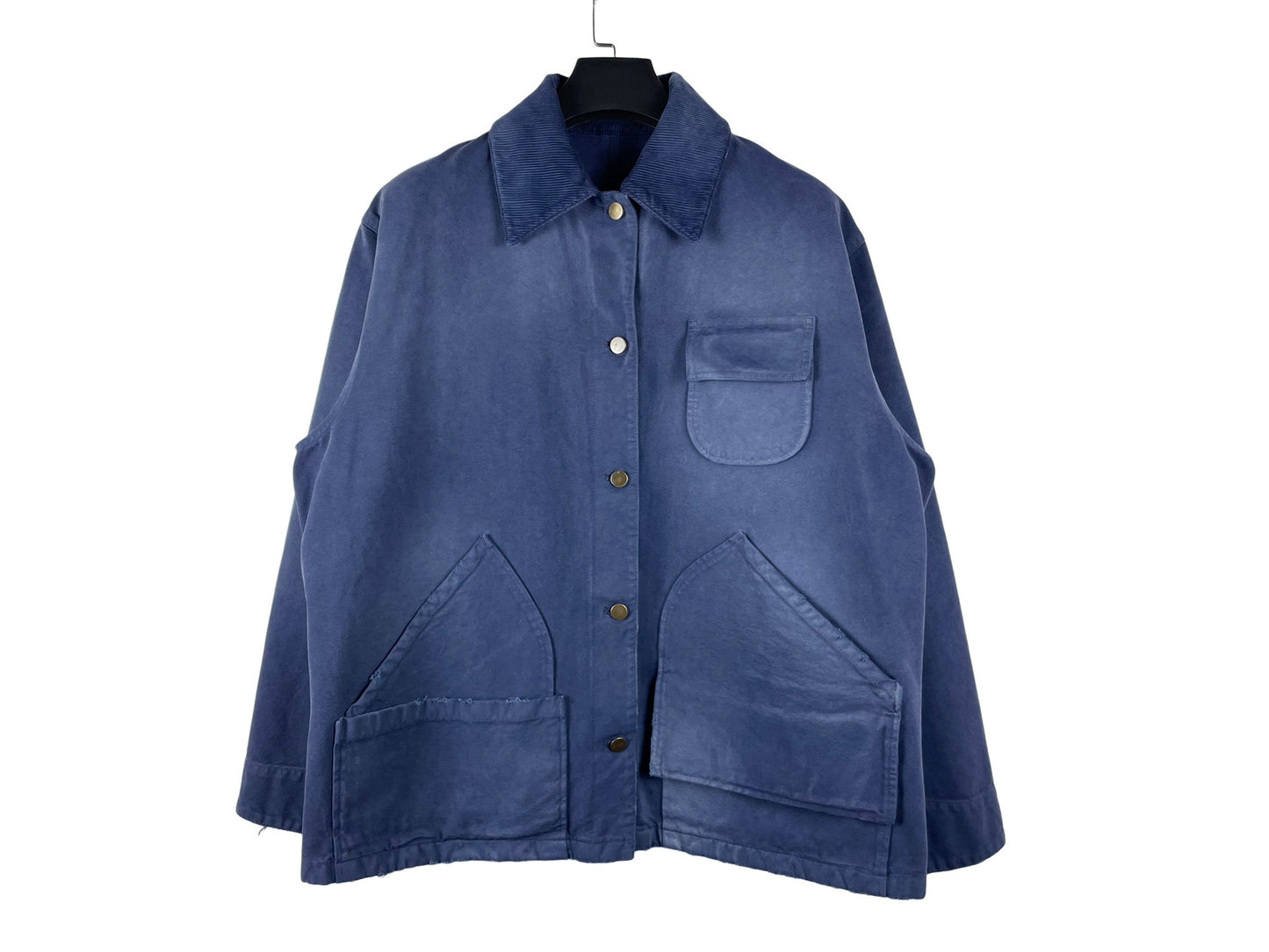 Prada Canvas Trucker Jacket Navy SS25
