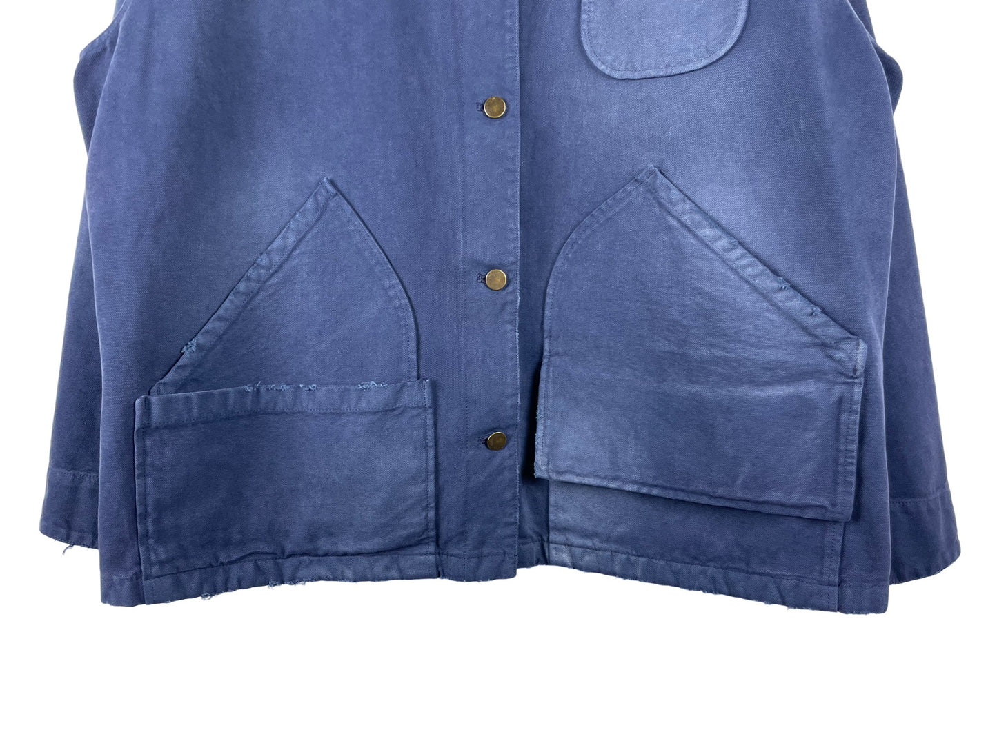 Prada Canvas Trucker Jacket Navy SS25