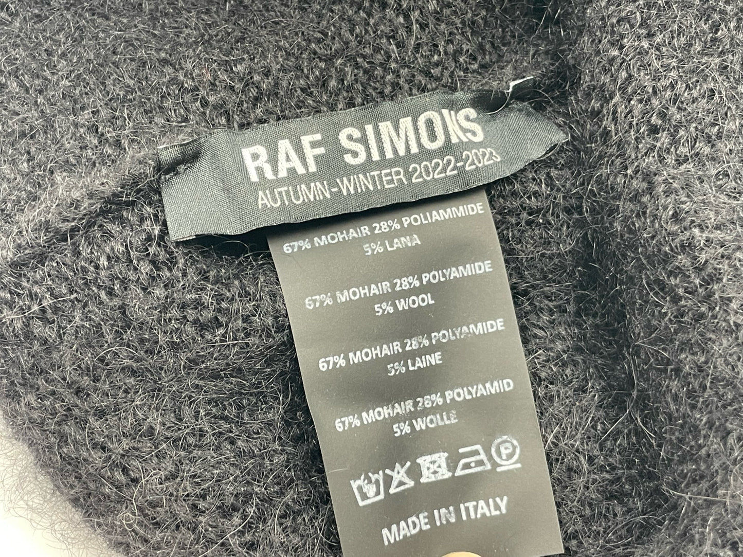Raf Simons Mohair Beanie AW22