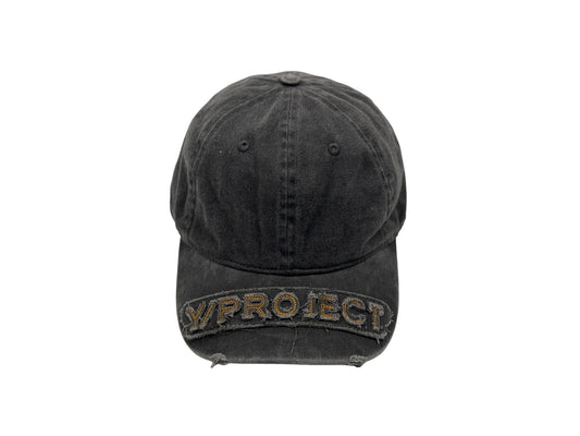 Y/Project Distressed Logo Baseball Cap