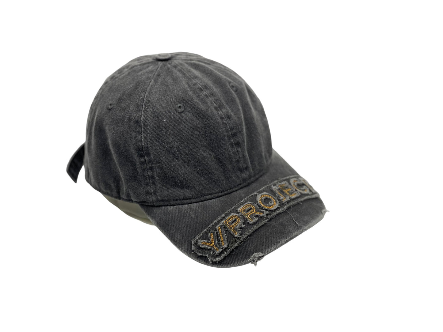 Y/Project Distressed Logo Baseball Cap