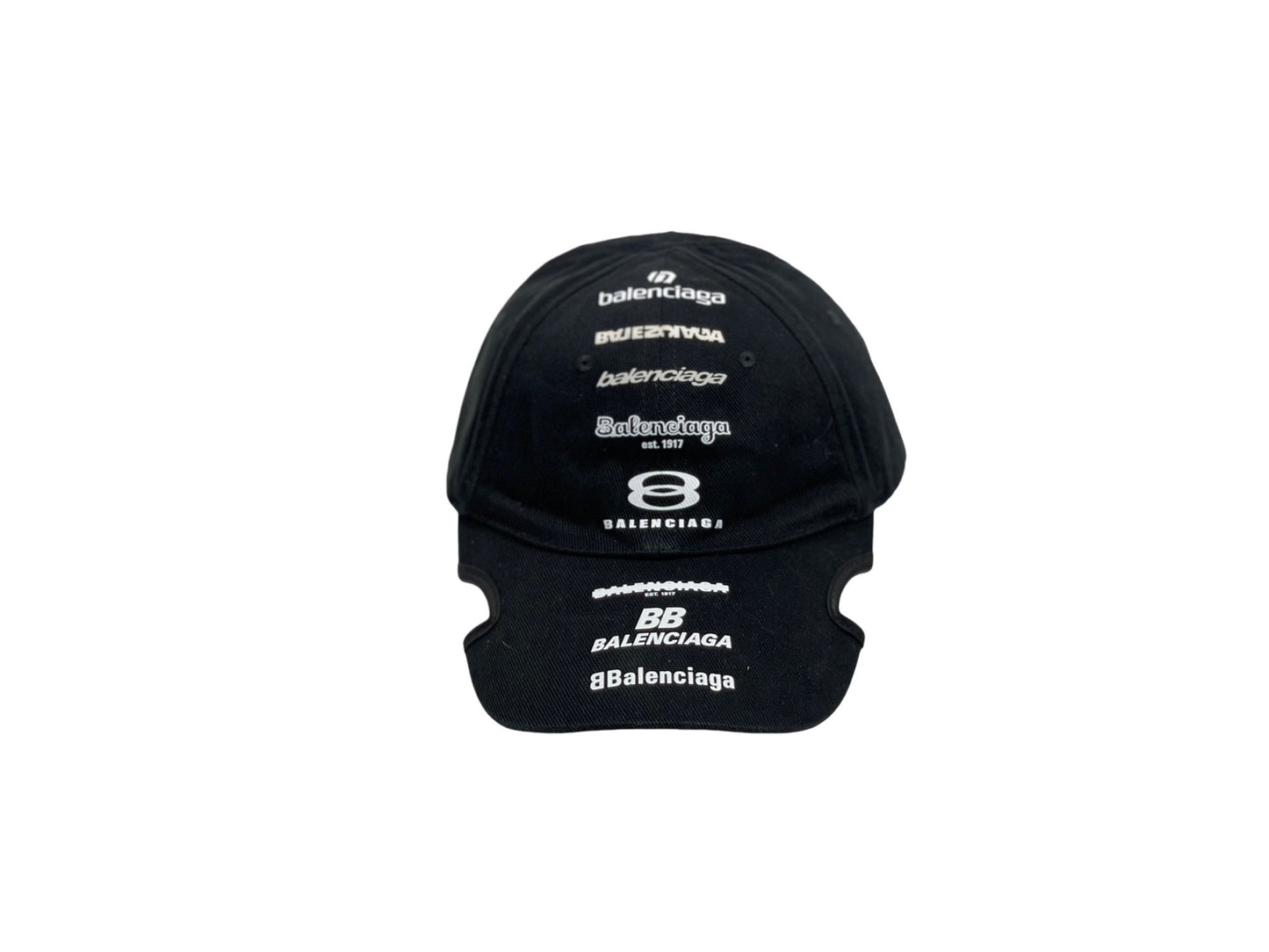 Balenciaga Multi-Logo Baseball Cap