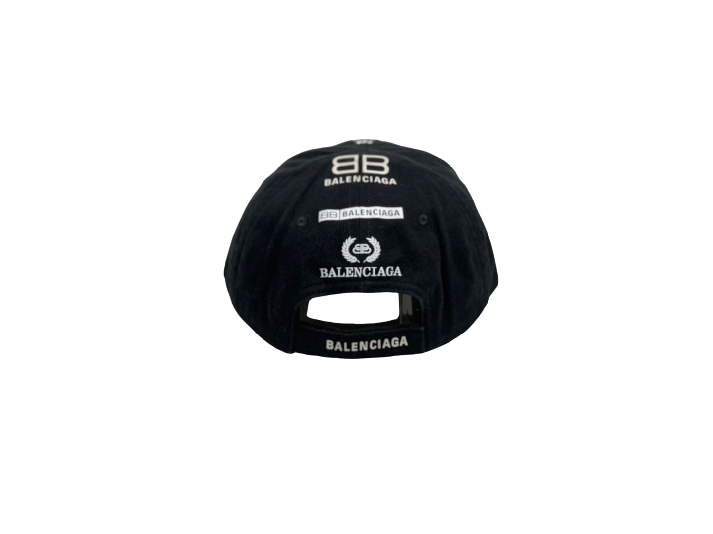 Balenciaga Multi-Logo Baseball Cap