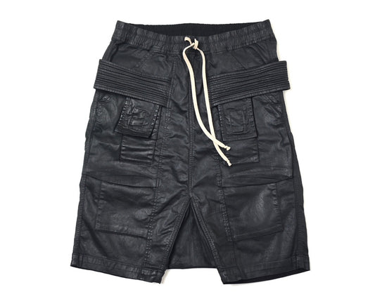 Rick Owens DRKSHDW Waxed Creatch Shorts SS19