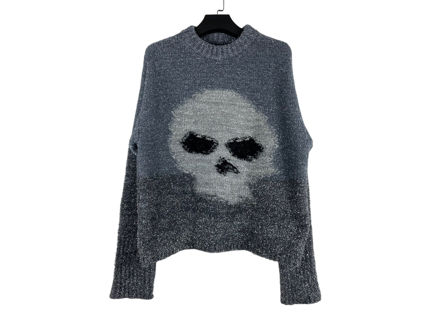 ERL Skull Intarsia-Knit Crewneck Jumper SS24