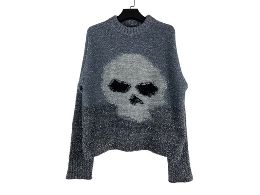 ERL Skull Intarsia-Knit Crewneck Jumper SS24