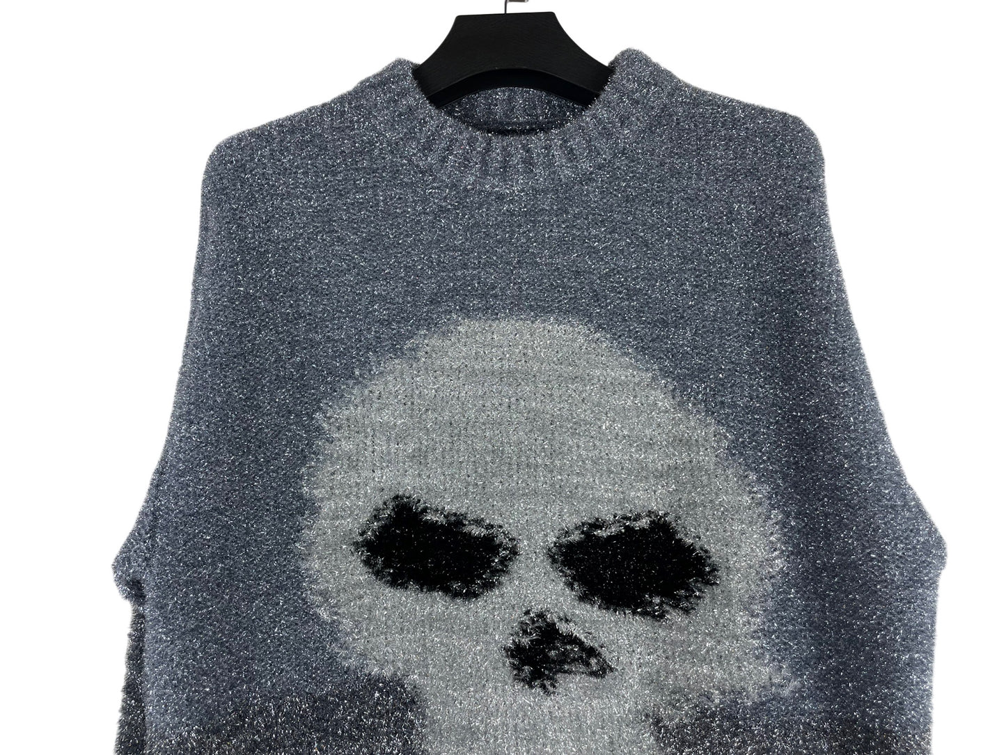 ERL Skull Intarsia-Knit Crewneck Jumper SS24