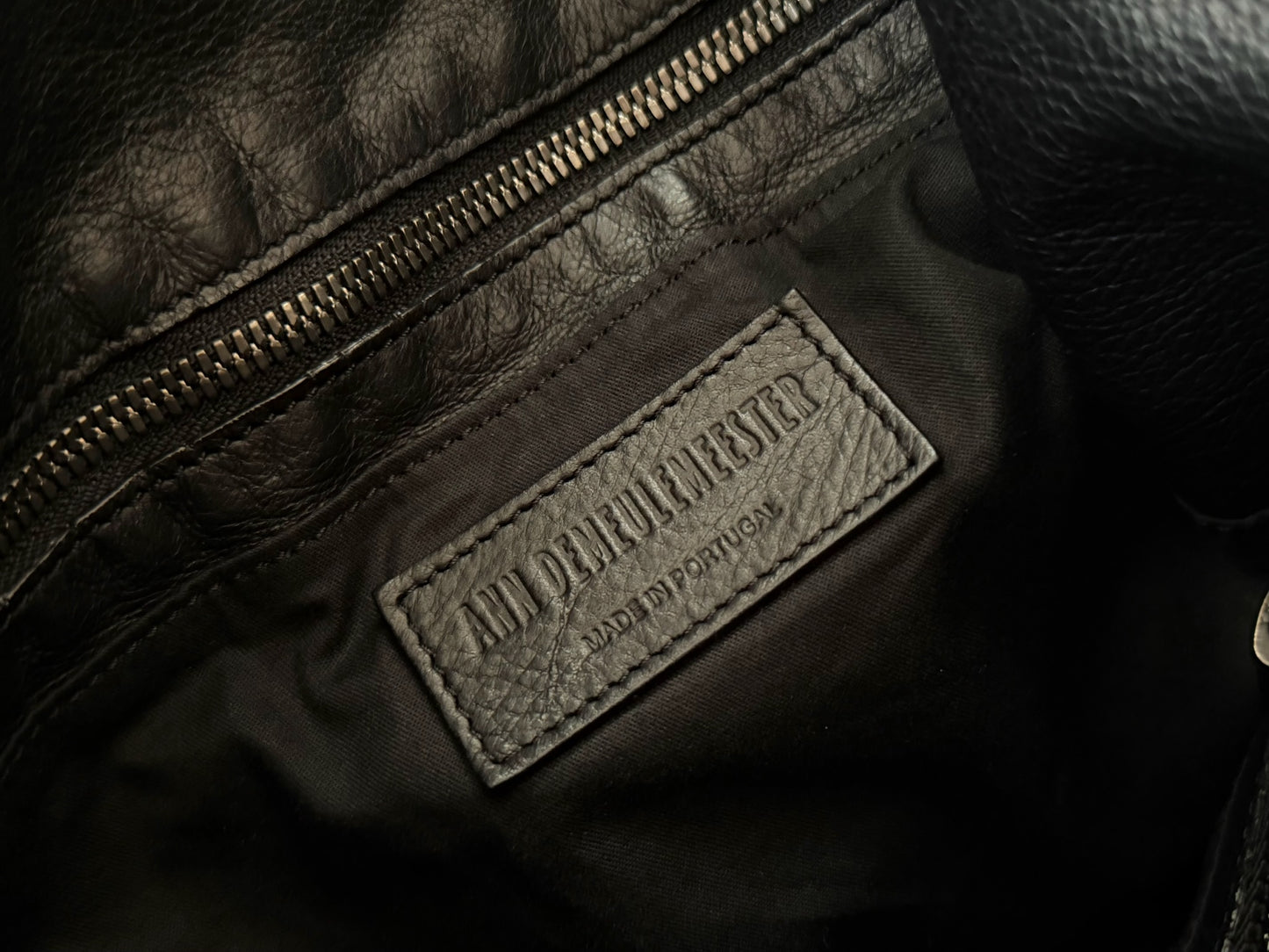 Ann Demeulemeester Leather Tote Bag