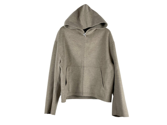 Acne Studios Doveria Wool and  Cashmere-Blend Felt Hooded Jacket FW25