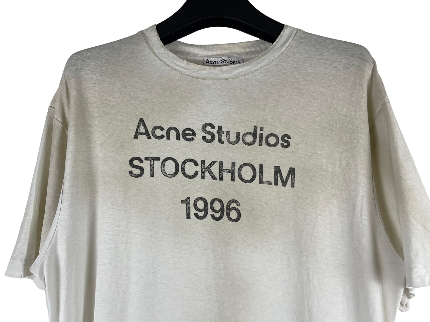 Acne Studios 1996 Logo T-Shirt Dusty White