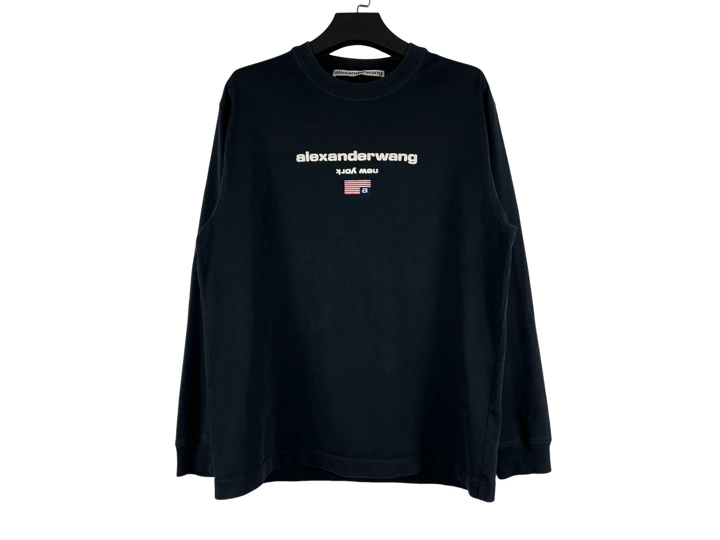 Alexander Wang Flag Long Sleeve T-Shirt