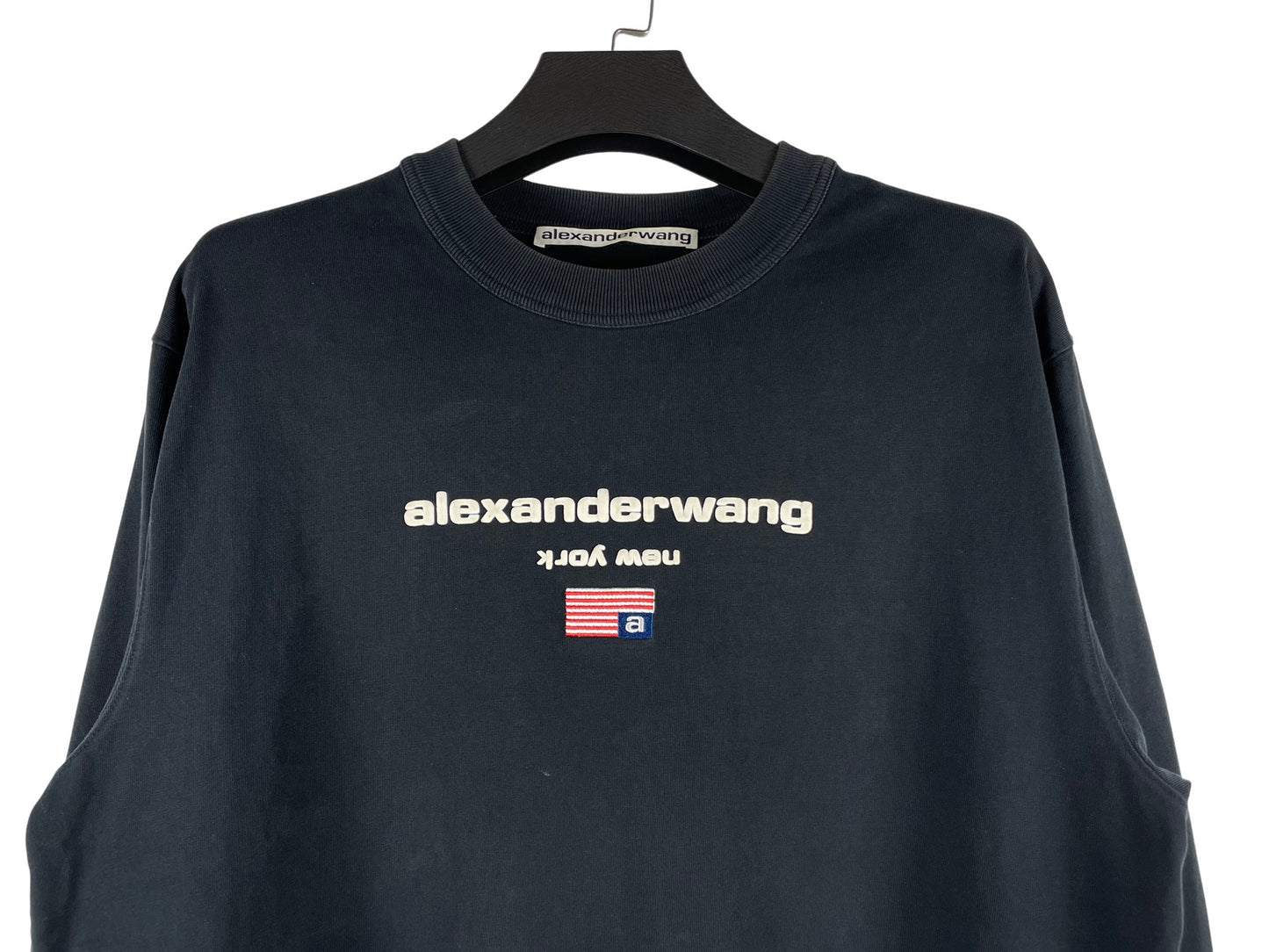 Alexander Wang Flag Long Sleeve T-Shirt