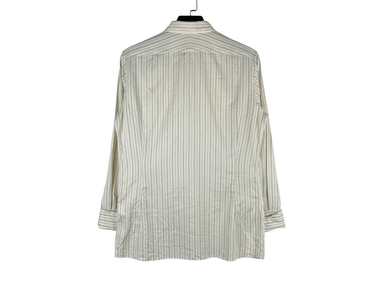 AURALEE Cotton Silk Stripe Shirt