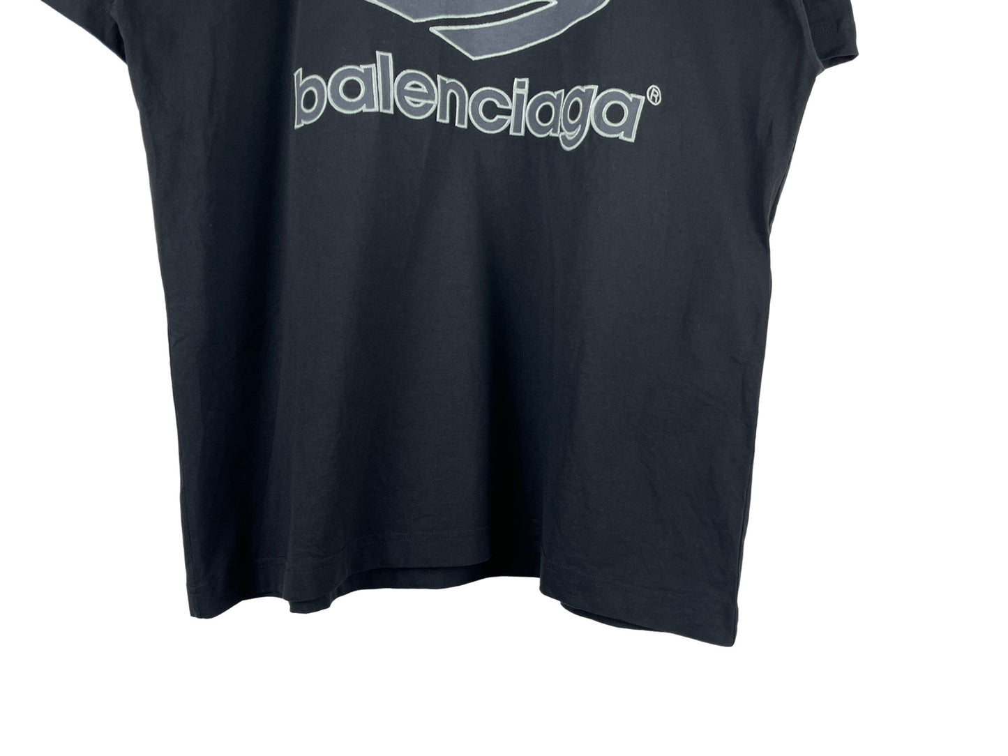 Balenciaga 3B Football V-Neck Oversized T-Shirt