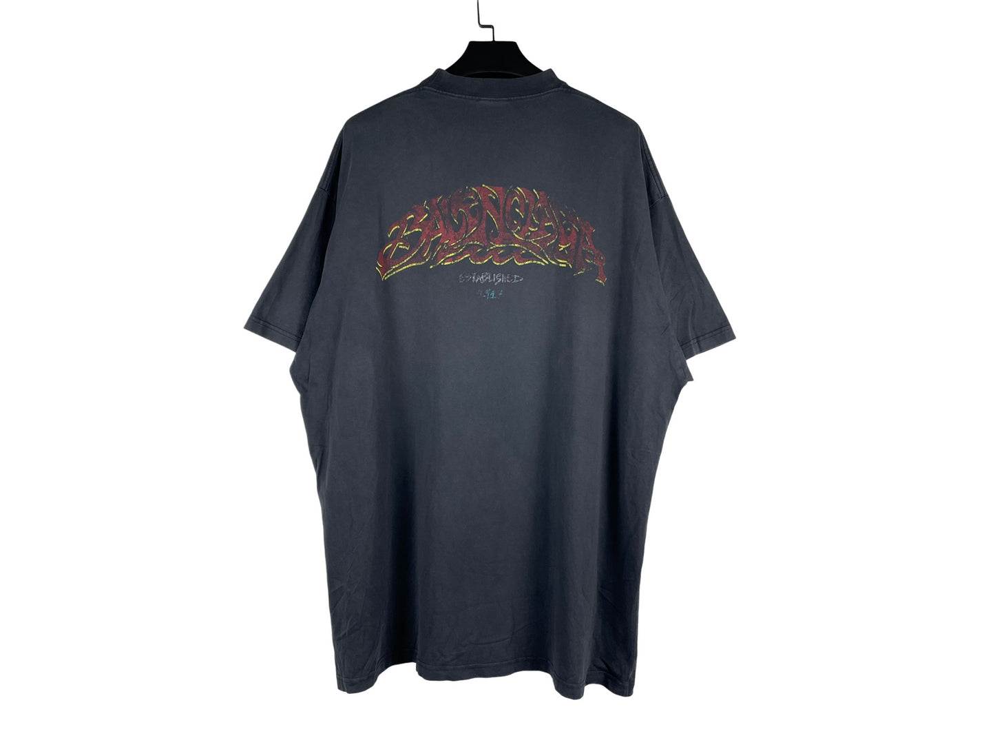 Balenciaga 24SS Flame Graffiti T-Shirt