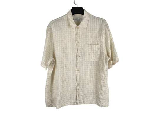 Our Legacy Box Shirt in Ecru Cotton Linen