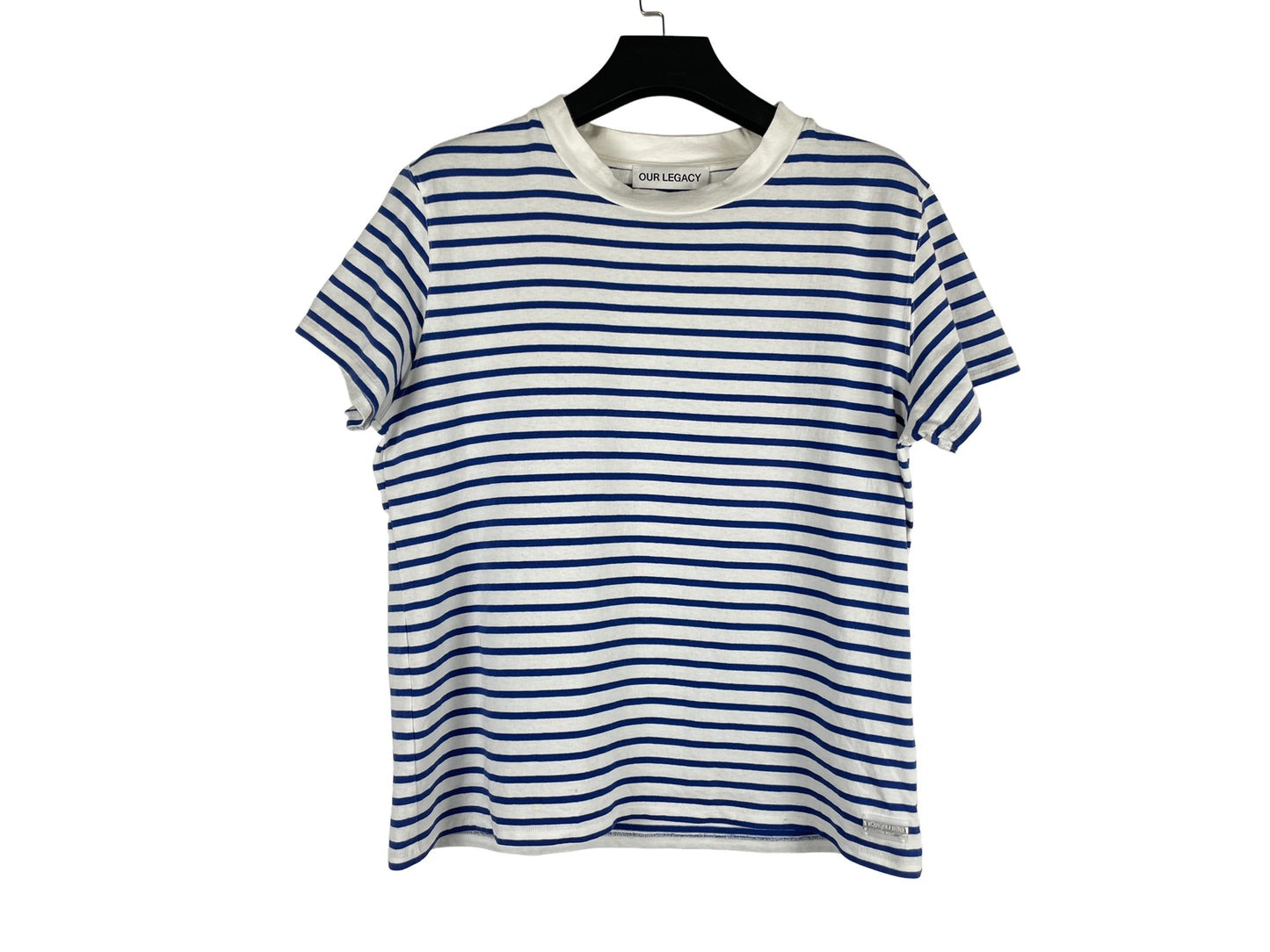 Our Legacy Blue and White Striped T-Shirt