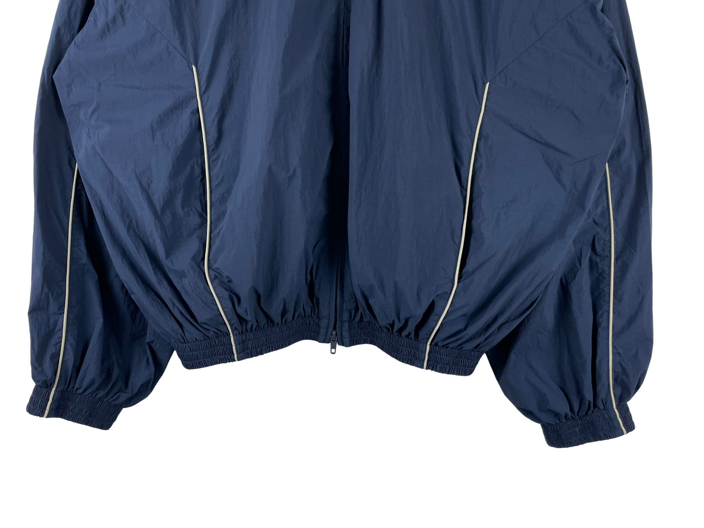 Balenciaga Navy Oversized Tracksuit Jacket