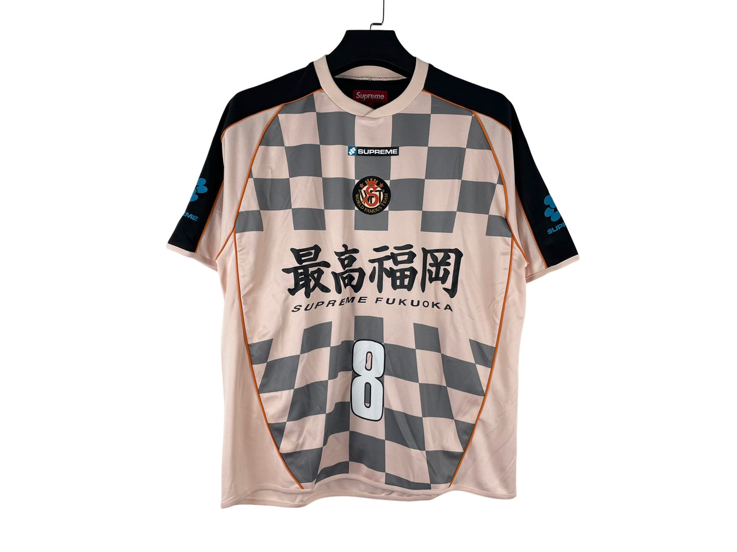 Supreme Fukuoka Checkerboard Football Jersey