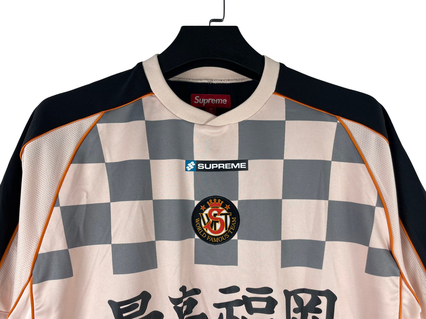 Supreme Fukuoka Checkerboard Football Jersey