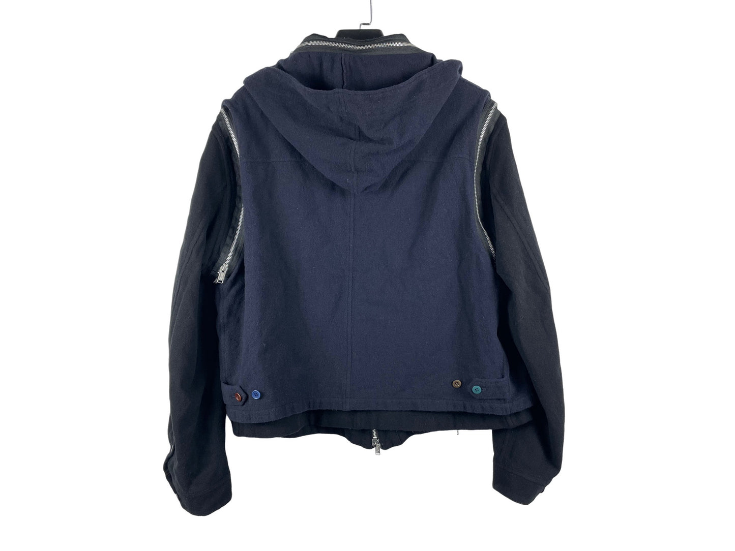 Undercover 3-Way Double Zip Wool Jacket