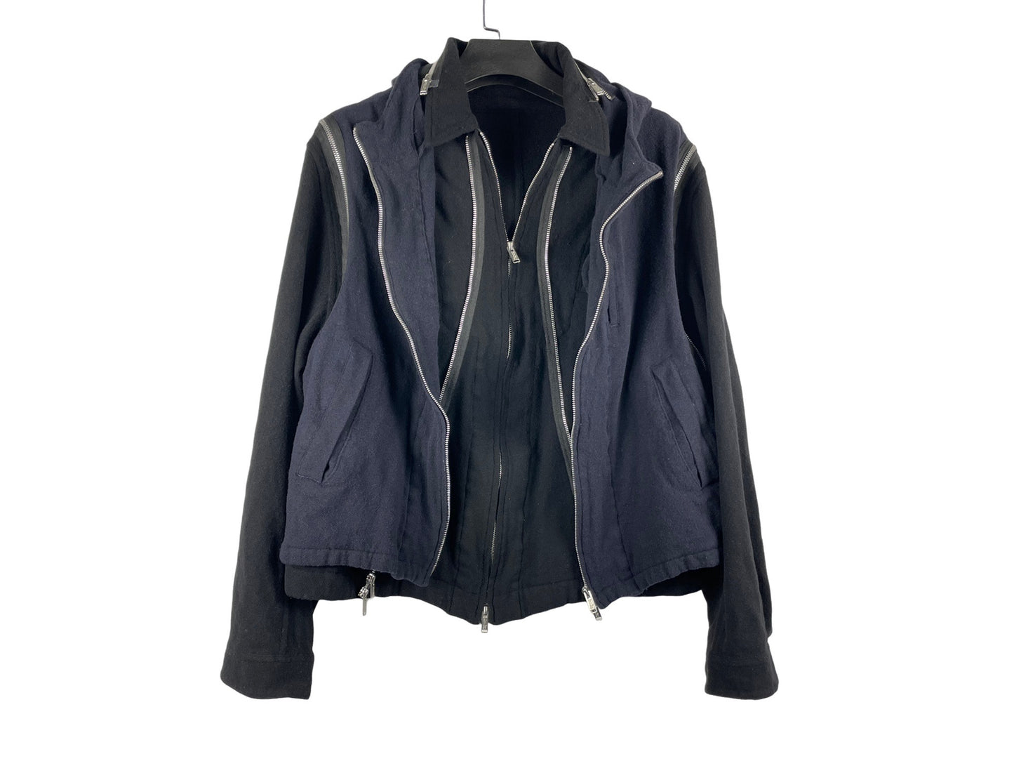 Undercover 3-Way Double Zip Wool Jacket