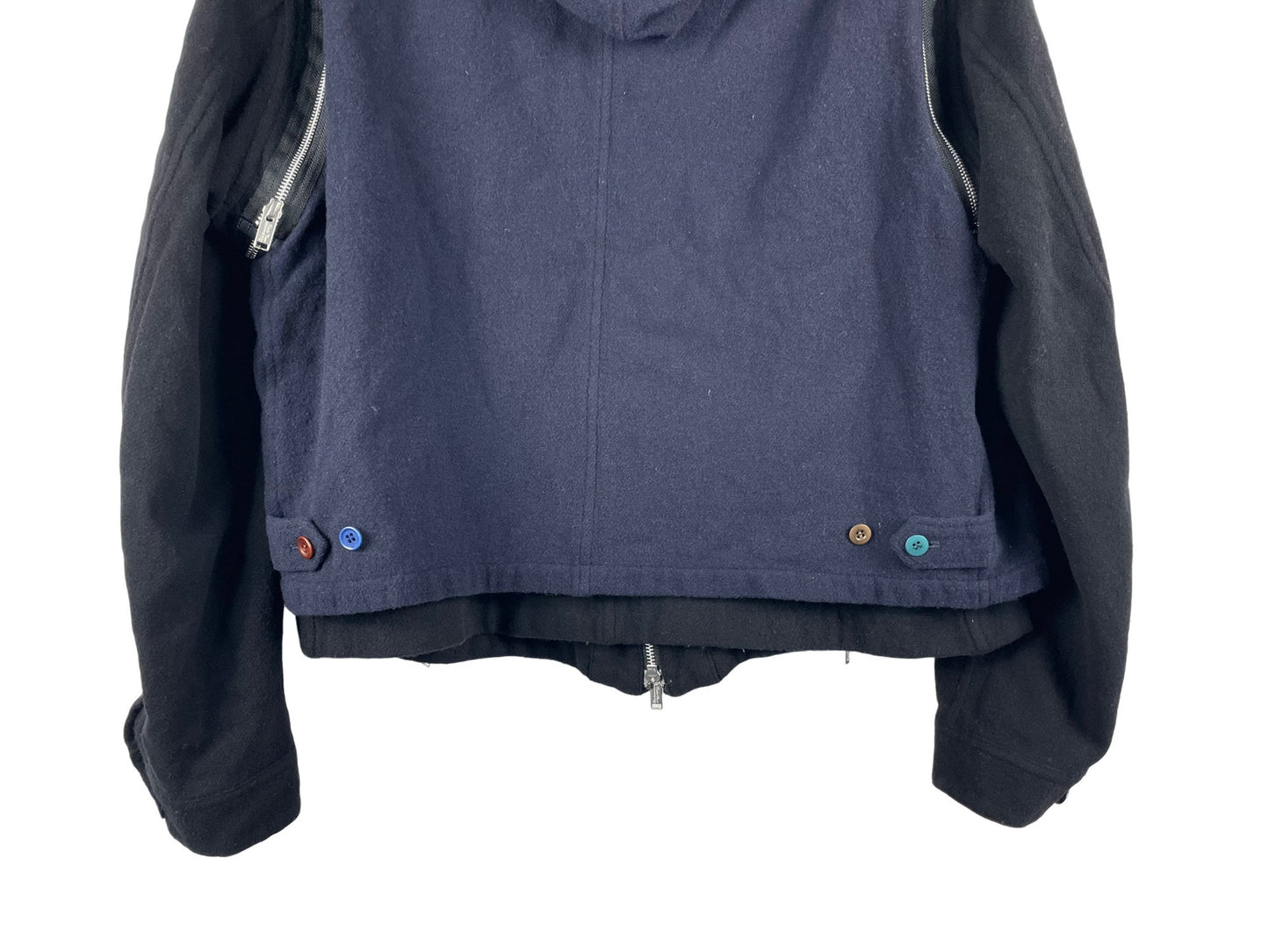 Undercover 3-Way Double Zip Wool Jacket