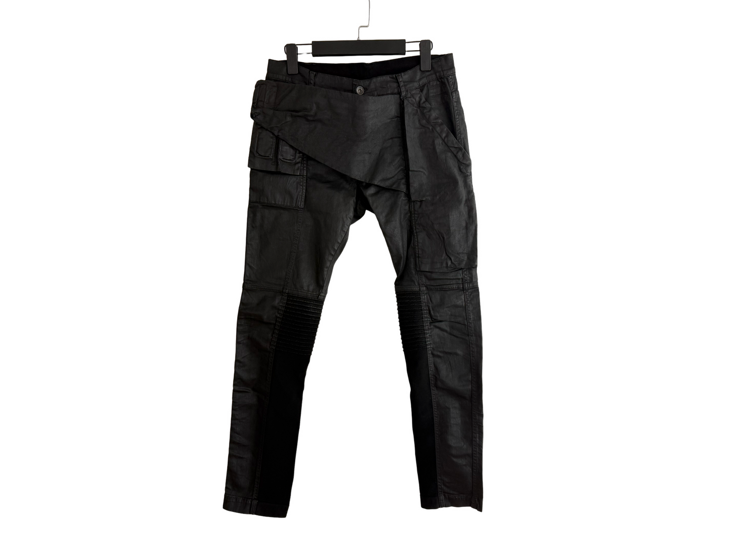 Rick Owens Drkshdw Memphis Waxed Cargo Pants SS16
