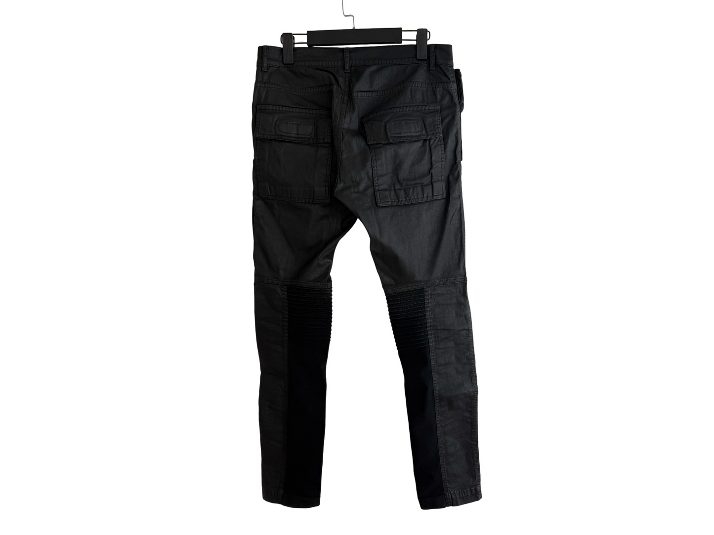 Rick Owens Drkshdw Memphis Waxed Cargo Pants SS16