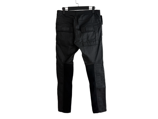 Rick Owens Drkshdw Memphis Waxed Cargo Pants SS16